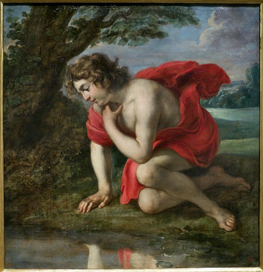 Narcissus and his pool or me and my zoom square? Trick question! We are the same. 