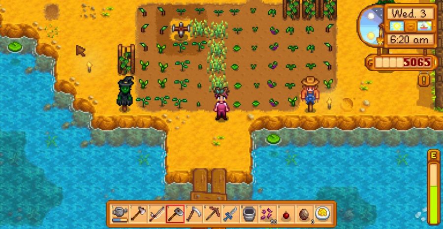 Stardew Valley offers players the chance to cultivate a farm from the ground up, including growing plants and raising animals. Here’s a clip of my farm. 
