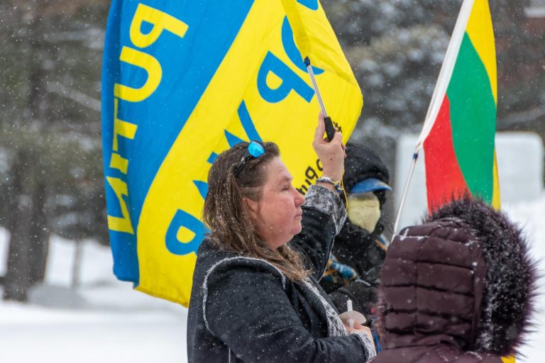 Yoopers for Ukraine vigil, Photo taken by Conlan Houston