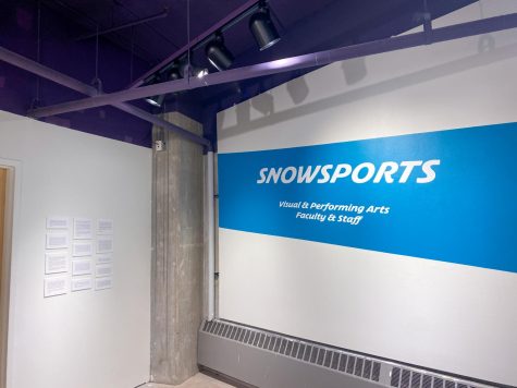 Snowsports Art Gallery in the basement of the Rozsa
